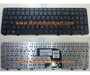 HP Compaq Keyboard คีย์บอร์ด Pavilion DV6-7000 Series ภาษาไทย/อังกฤษ  มีไฟ Back light